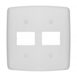 Placa para Duas teclas + Duas Teclas 4x4 - Mônaco